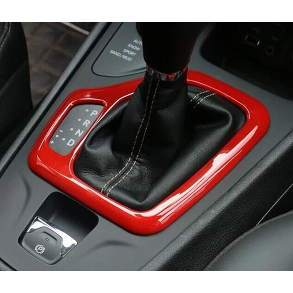 Для Jeep Cherokee 2014 2015 2016 ABS Хромированная внутренняя коробка передач Панель