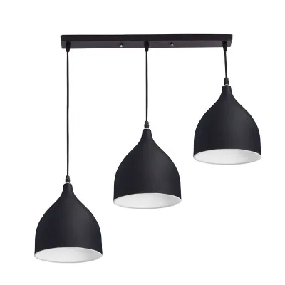 3 Heads Long Black LukLoy, современный подвесной потолочный светильник, лофт для кухни, светодиодный подвесной светильник, подвесной светильник, подвесной светильник - Цвет корпуса: 3 Heads Long Black