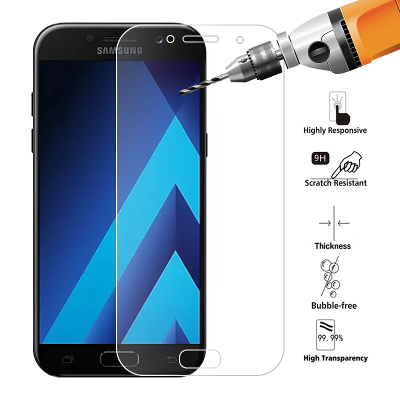 Полностью покрывающее закаленное Стекло для samsung Galaxy A20E A80 A70 A60 A90 A40 A20 A10 M30 A70 A50 J3 J5 J7 Prime Экран протектор