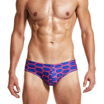 Мужские плавки с заниженной талией черный водонепроницаемый купальный костюм