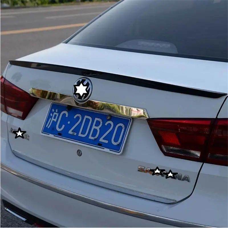 Automobile Decoration Mouldings Personalized Exterior Modification Auto Spoilers Wings 13 14 15 FOR Volkswagen Santana | Автомобили и