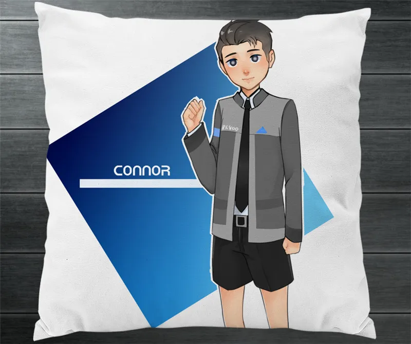 Игра Детройт: стать человеком Коннор RK800 Fanart двухсторонняя подушка чехол