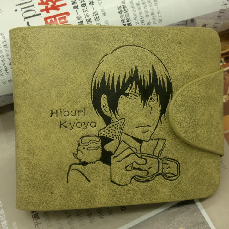 10x12 см HITMAN REBORN! Кожаный кошелек hiбари модель фигурки аниме подарок на Рождество
