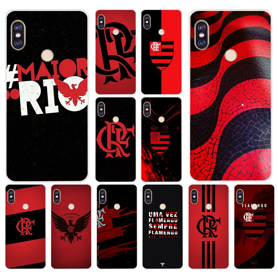 Чехол из мягкого силикона и ТПУ с логотипом 067FG Clube de Regatas do Flamengo чехол для телефона