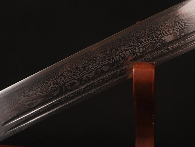 

Chinese Sabre Sword Rosewood Sheath Kangxi Sword Long Handle Folded Steel Knife Home Decoration Imperial Bodyguard Cosplay