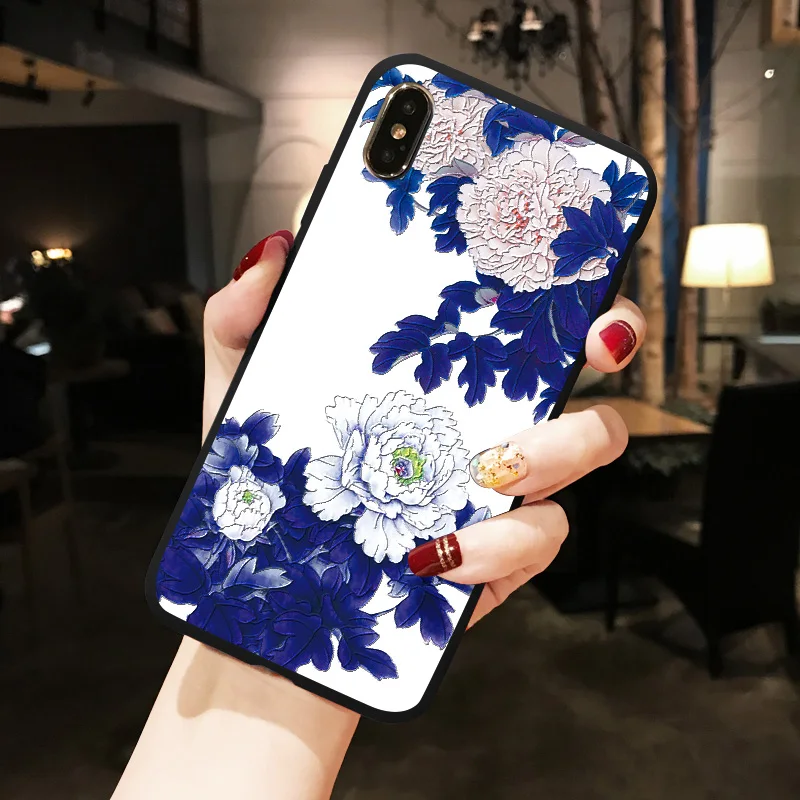 sxmudan 3D картина маслом чехол с тиснением для Xiaomi mi CC9e CC9 9T Pro 9 SE Honor 8 Lite A1 5X 6X из мягкого ТПУ для Red mi Note 7 6 5 K20 Pro 7A S2 крышка - Цвет: sxmudan