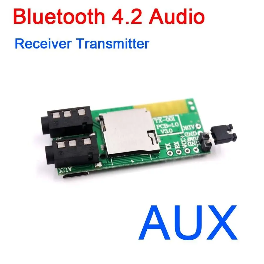 DYKB Bluetooth 4 2 стерео аудио модуль приемника передатчика 3 5 мм AUX TF MP3 плеер Декодер