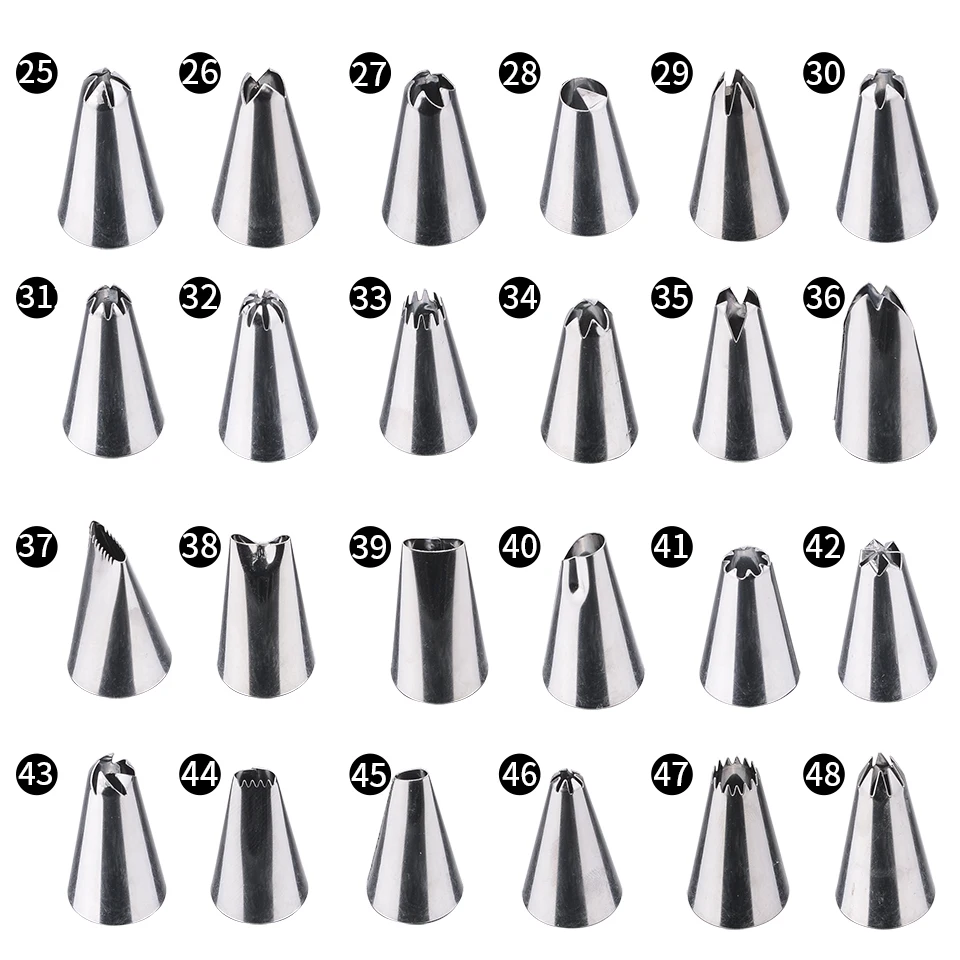 Transhome Кондитерские насадки 51 шт./компл. инструменты Крем кондитерский