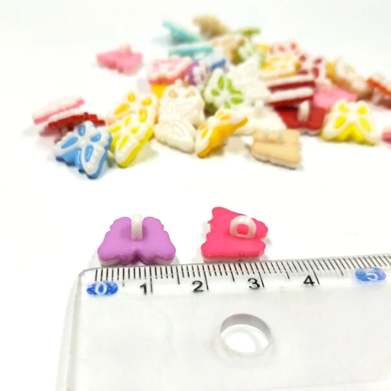 HL 60/120 шт. разноцветные комбинированные пластиковые пуговицы с