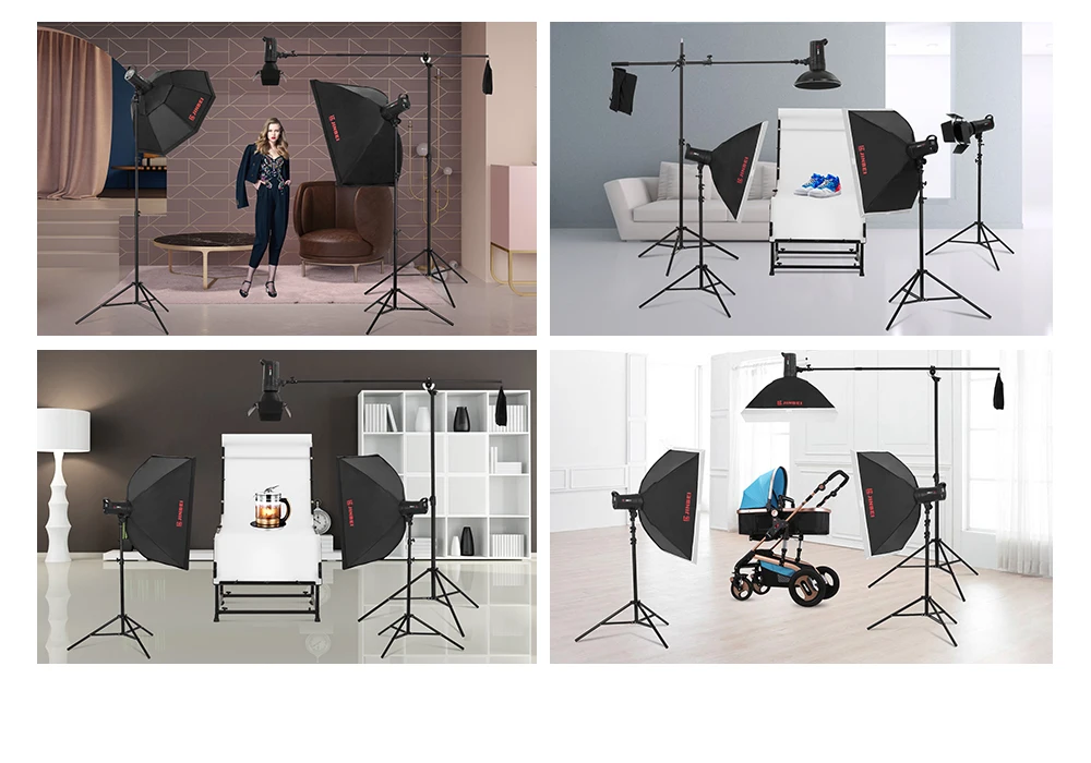 JINBEI DM-5 500Ws портативная студийная вспышка компактная фотография стробоскоп светильник GN72 светильник ing Head 110V 220V беспроводной пульт дистанционного управления