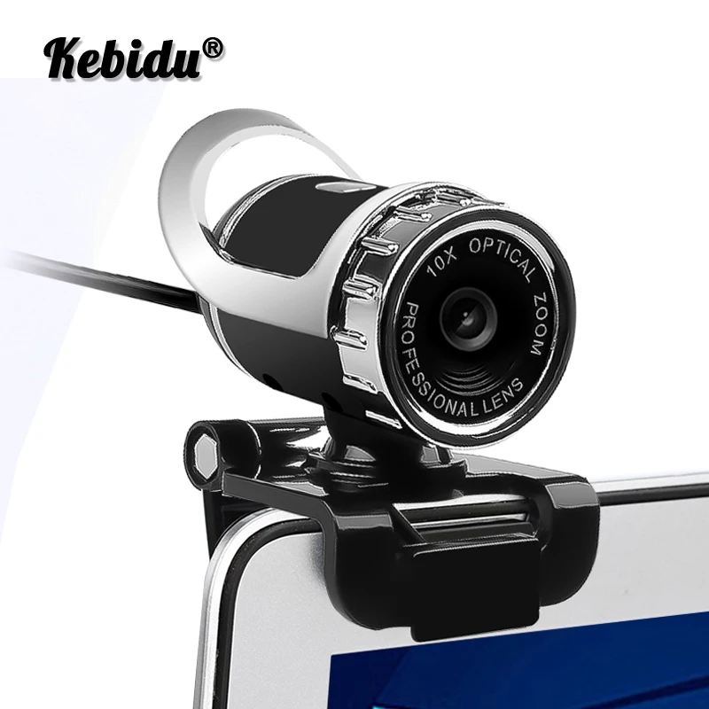 Веб-камера Kebidu со стеклянным объективом веб-камера с разъемом USB 12 МП высокое