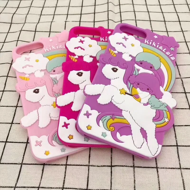 3D Silicon Soft Case For iPhone X 7 8 Plus Cute My Melody Little Twin Stars Capa Para phone case 6 6s Cover |