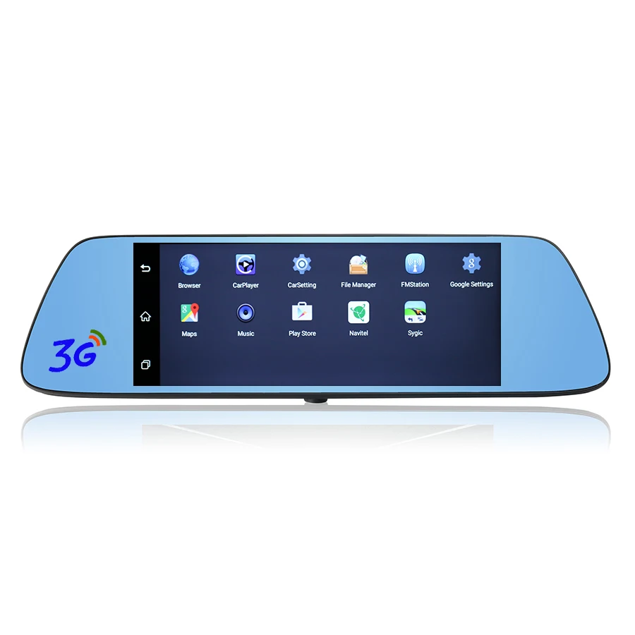 Udricare 7 дюймов 3G GPS навигации Android 5.0 DVR HD 1080 P видео Регистраторы bluetooth заднего вида