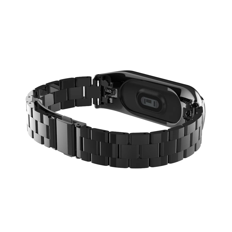 Металлический ремешок для Xiaomi Mi Band 3 браслет из нержавеющей стали аксессуары