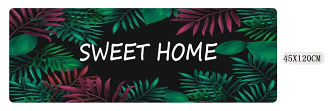 {Byetee} кухонные коврики с принтом, длинные коврики для ванной, современный входной коврик, буквы, коврики для гостиной - Цвет: c2 45x120