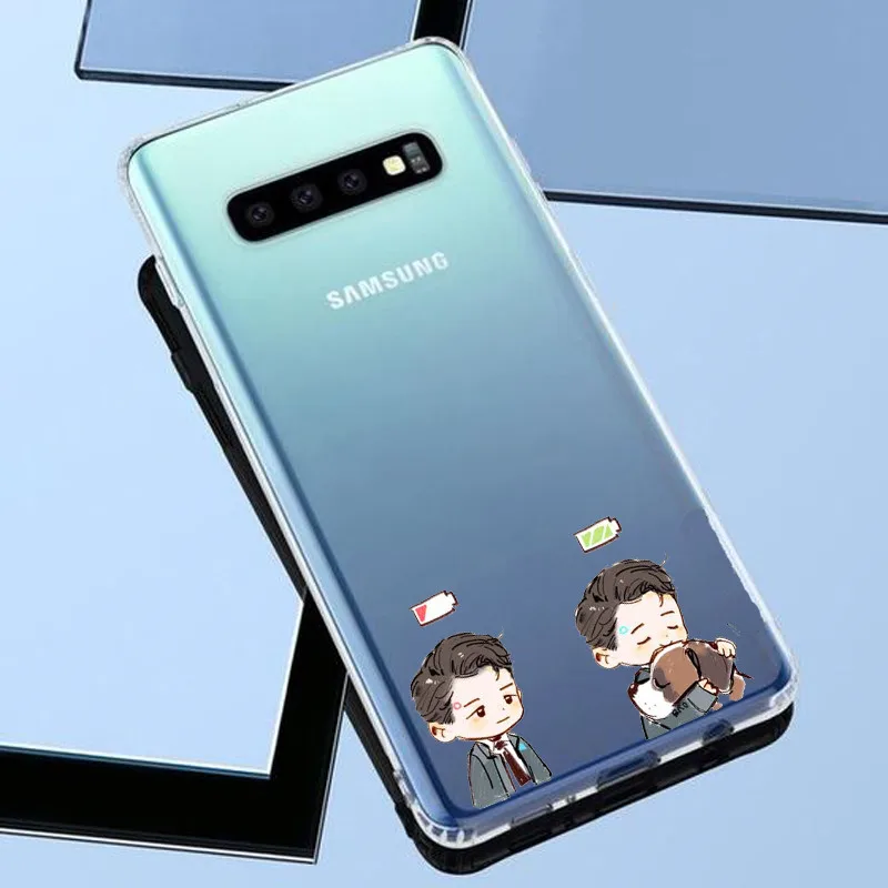 Детройт стал человеком Android RK800 Коннор Кара Мягкий силиконовый чехол для телефона