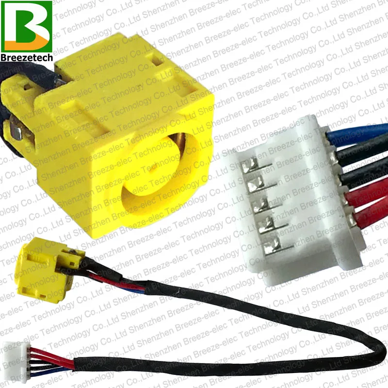 

Laptop DC POWER JACK socket Cable Wire Harness for IBM Lenovo ThinkPad E10 E11 X100E X120E 3508-28U series 45M2884 DD0FL3PB000