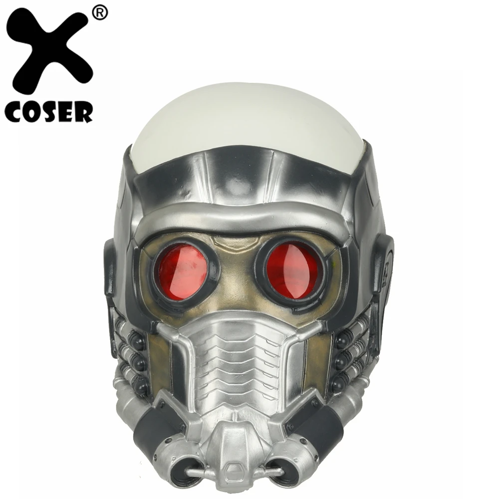 XCOSER guardiers of the Galaxy Звездный лорд латексная маска для косплея аксессуар Хэллоуина