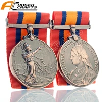 victoria queens south africa british military silver bronze medal