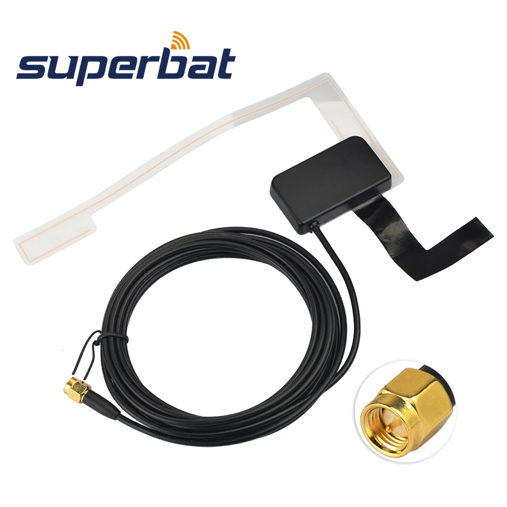 Цифровой радиоприемник Superbat DAB/DAB + разъем SMA DAB воздушные конвертеры для