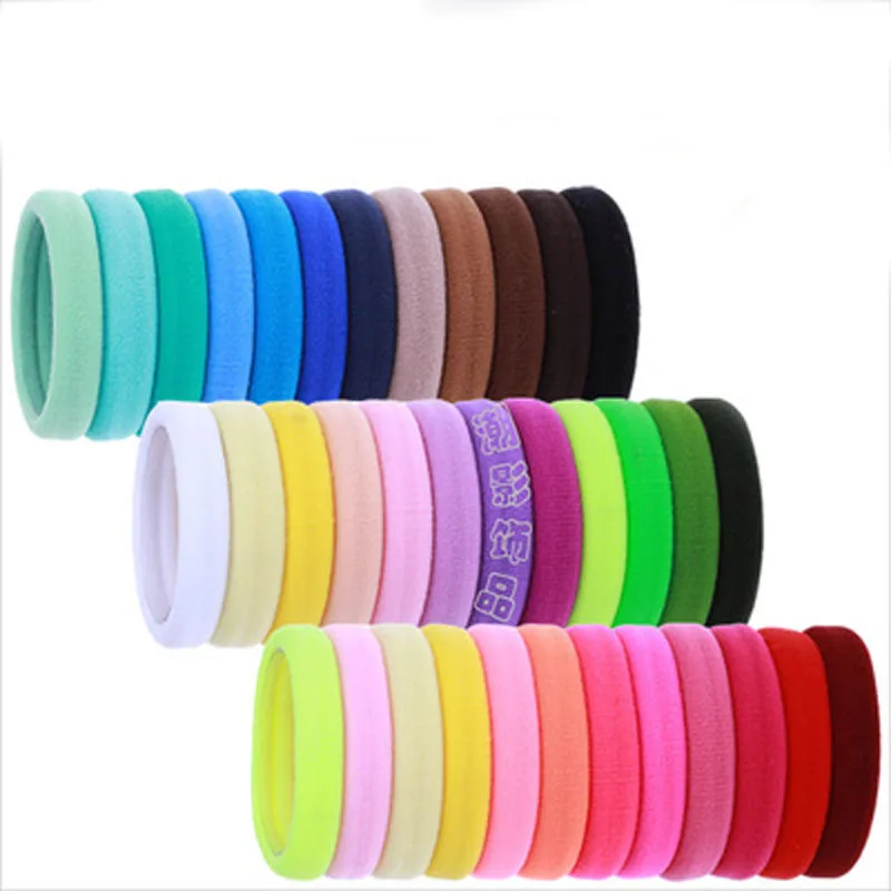 300pcs/lot Candy Color Hair Holders High Quality Rubber Bands Elastics Girls Accessories Women Rope |