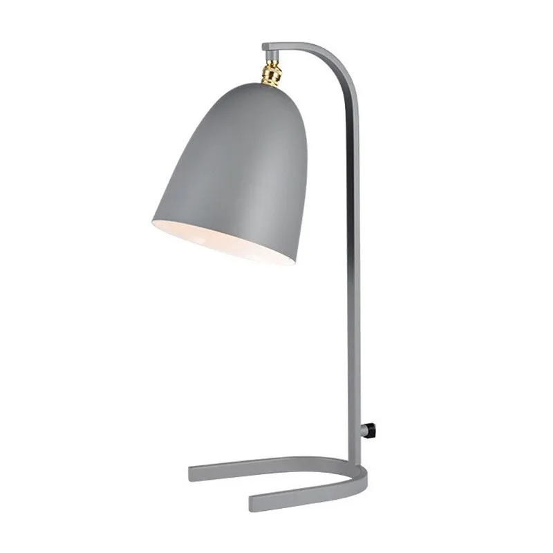 

Nordic color desk lamp desk creative simple personality decoration bedroom study bedside dressing table Makaron table lamp