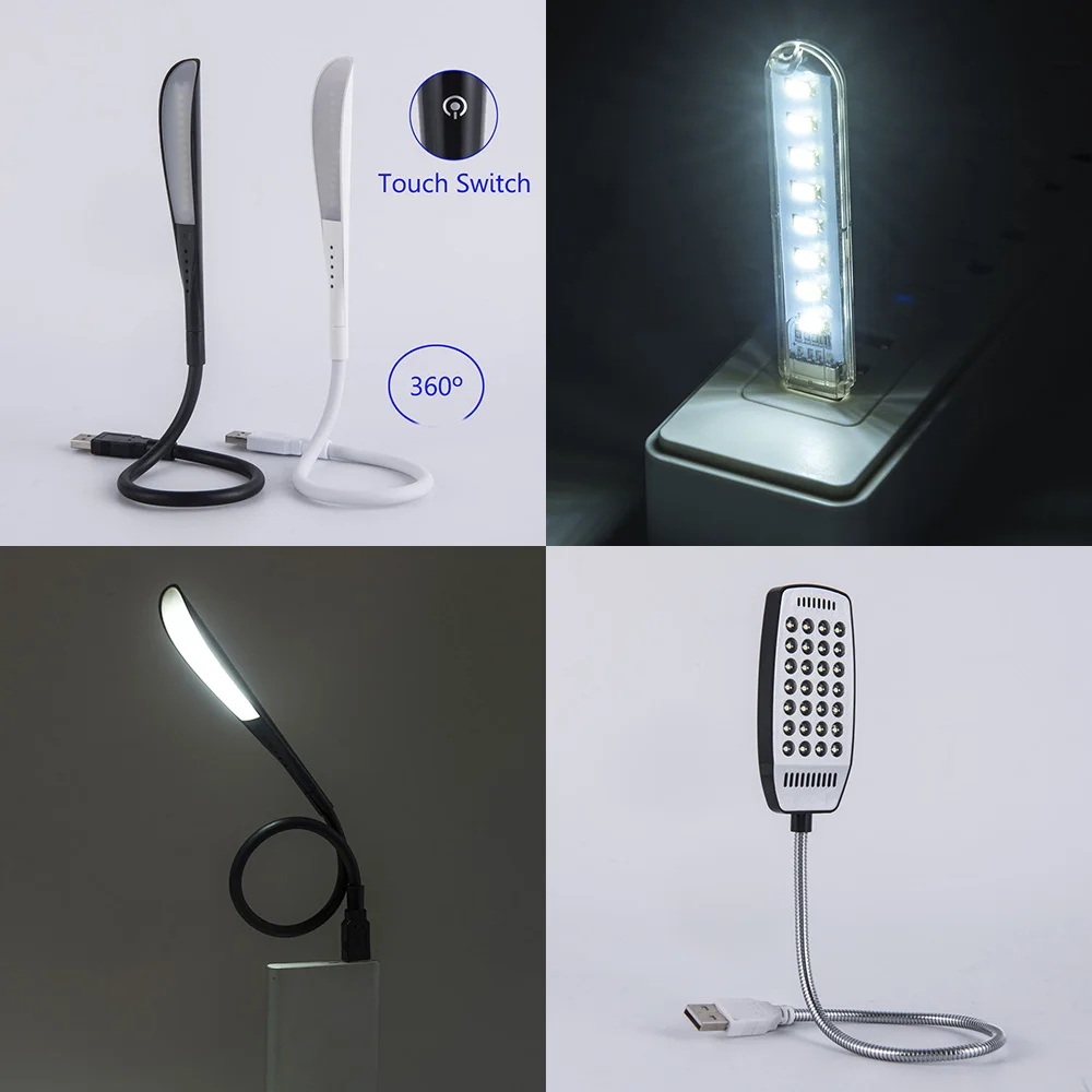 ZMJUJA светодиодный ночник, USB Светодиодная лампа для чтения, лампы для чтения, ночник для детей, спальни, ноутбука, ночного чтения в помещении