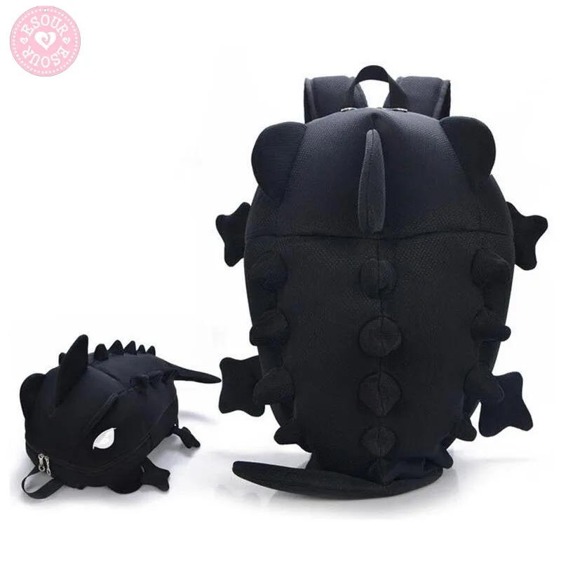 Милый мультяшный рюкзак 3D монстр динозавр школьные сумки для подростков сумка