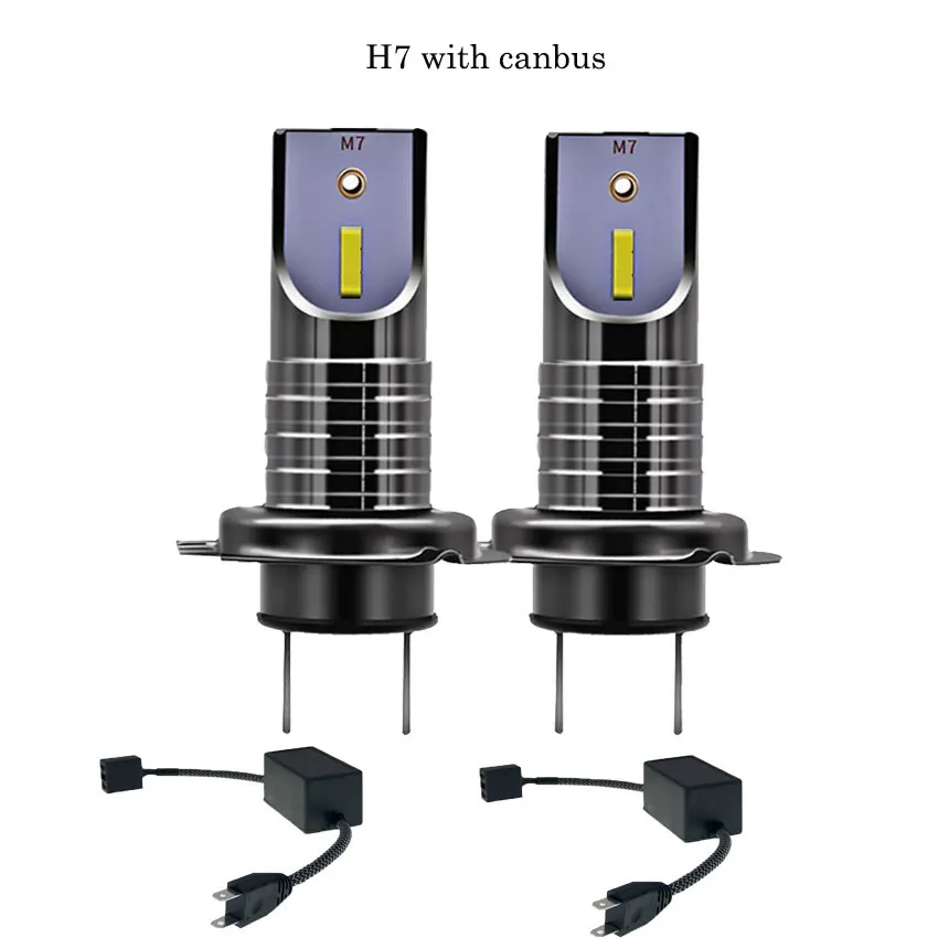 H7 With canbus TXVSO8 автомобиля H7 светодиодный фары CSP чипы 30000LM 6000 K мини bombilla LED Canbus светодиодный фонарь лампа 55 Вт Авто ампулы для passat B6 - Испускаемый цвет: H7 With canbus