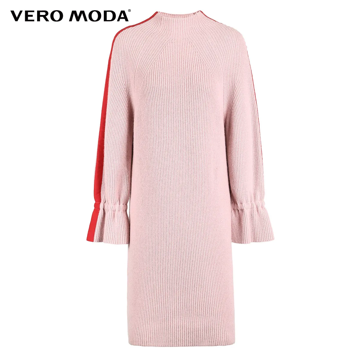 Vero Moda шерстяное платье с высоким воротником и роговыми рукавами | 318446505|Женские