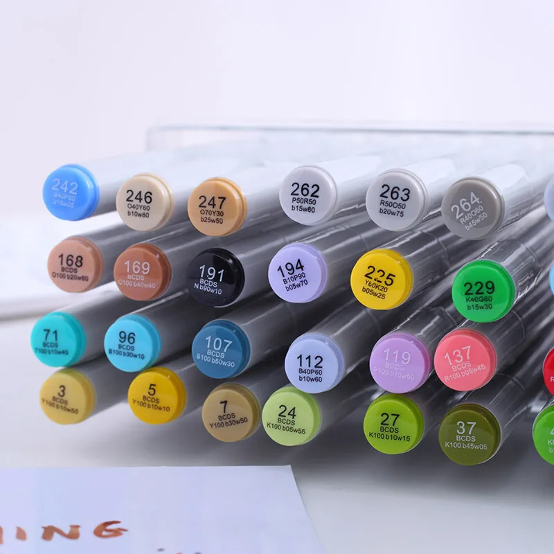 Finecolour 24/36 Набор Эскиз на спиртовой основе чернила маркер для манги маркер ручка для художественных принадлежностей для рисования