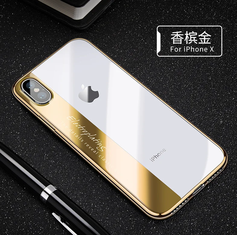 KYKASGO 2018 новые роскошные покрытые мягкие ТПУ чехлы для телефонов iPhone X 8 Plus 10 чехол