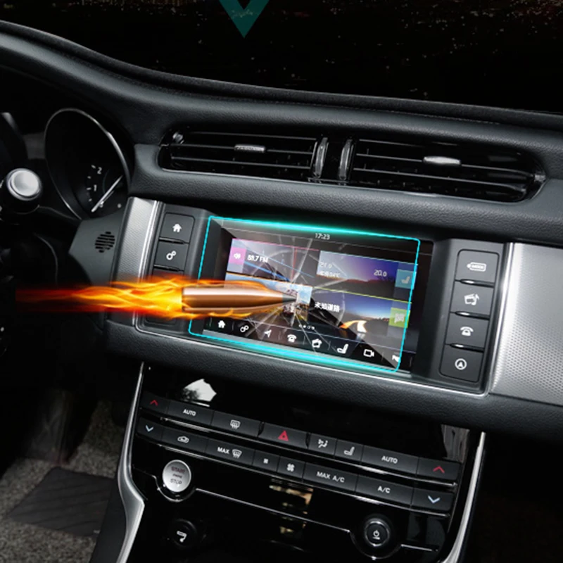 Для Jaguar F-PACE- Автомобильный gps навигационный экран стальная защитная пленка 1 шт. аксессуары для стайлинга автомобилей