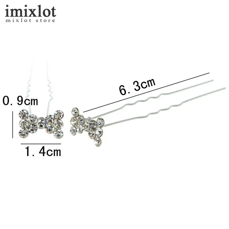 Imixlot 20 штук свадебные Женские аксессуары для волос Свадебная вечеринка Шпильки и