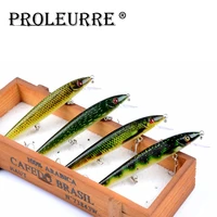 proleurre 1pcs 12cm 13 5g floating minnow fishing lure artificial top water wobblers printed lure pesca hard bait fishing tackle