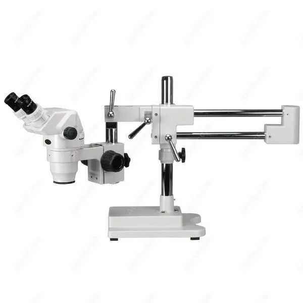 

Professional Boom Stereo Microscope--AmScope Supplies 2X-90X Professional Boom Stereo Microscope w/ Focusable Eyepieces