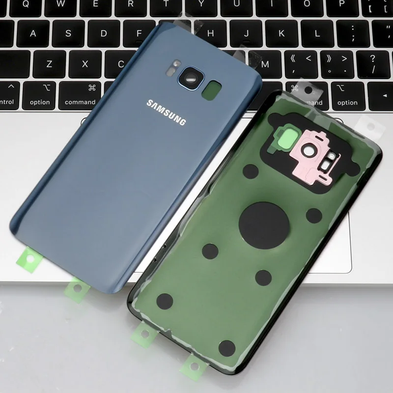 S8 Blue 5," для SAMSUNG Galaxy S8 G950F Задняя крышка батареи задняя крышка стекло Корпус чехол Замена для SAMSUNG Galaxy S8 крышка батареи - Цвет: S8 Blue