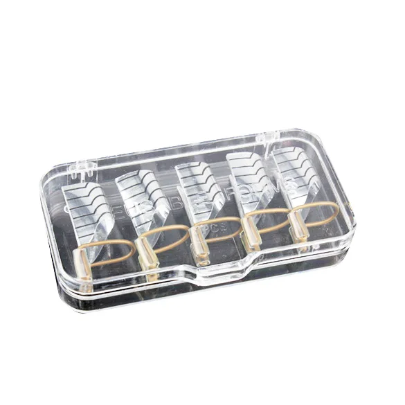 

Reusable Dual Silver Nail Form For Nail Art Making C Curve UV Gel Tips Acrylic French Tips Free Shipping