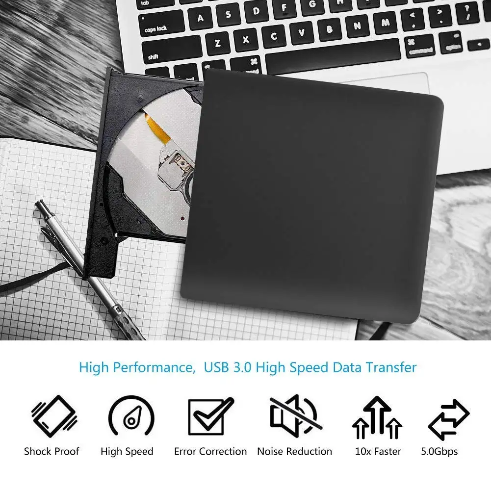 Blu Ray USB 3 0 внешний DVD CD Привод портативный CD/DVD RW писатель плеер для ноутбука