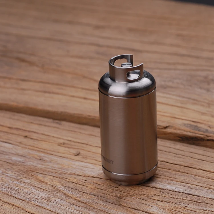 Чистый Титан водонепроницаемый Бензобак запечатаны приправы коробка