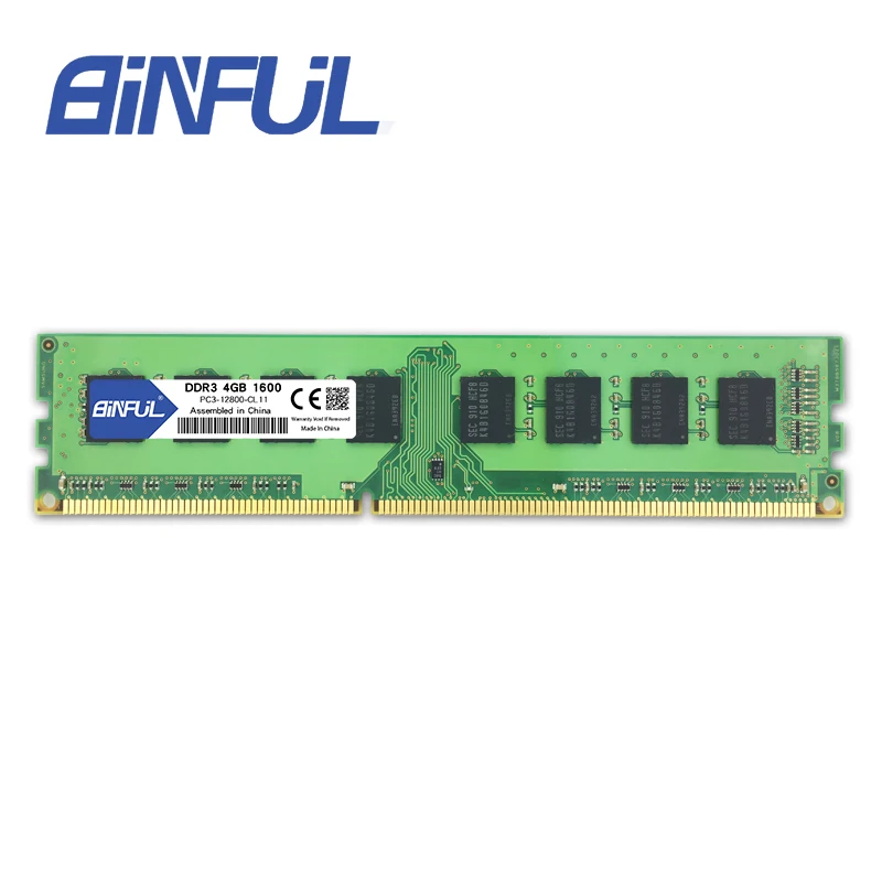 Оперативная память BINFUL DDR3 4 Гб 1600 МГц Настольная PC3 12800 DIMM 1 5 В совместима со всеми