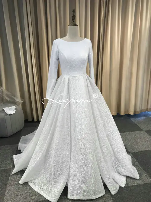 white Robe De Soiree блестящее вечернее платье с длинными рукавами Черное вечернее платье длиной до пола с высоким воротом официальное длинное вечернее платье - Цвет: white