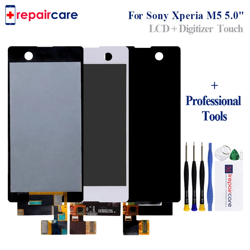 

For Sony Xperia M5 LCD Display+Touch Screen+Frame Digitizer Assembly E5603 E5606 E5653 E5633 For SONY M5 LCD Replacement Parts