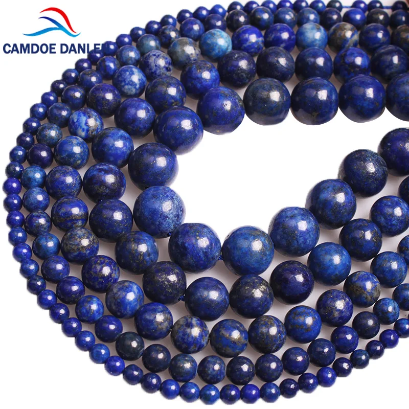 Lapis Lazuli Натуральный камень Агаты кристаллы аметиста лавы тигровый глаз лазурит Амазонит Родонит круглые бусины россыпью сделай сам для изготовления ювелирных изделий - Цвет: Lapis Lazuli