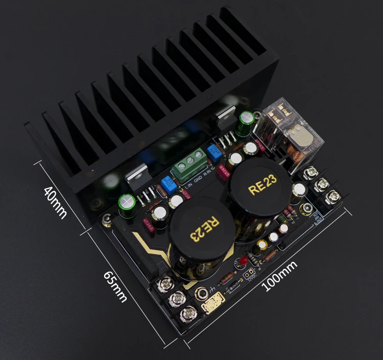 Плата усилителя Hi Fi LM1875T для самостоятельной сборки аудиокомплект с выпрямителем