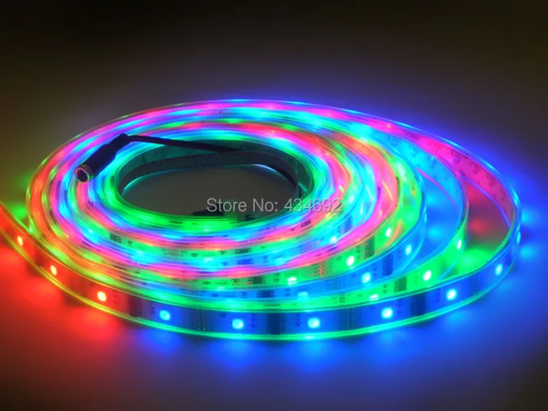 5 м 5050 1606IC 160 светодиодов Dream Color RGB светодиодная лента + 1606 DMX контроллер блок