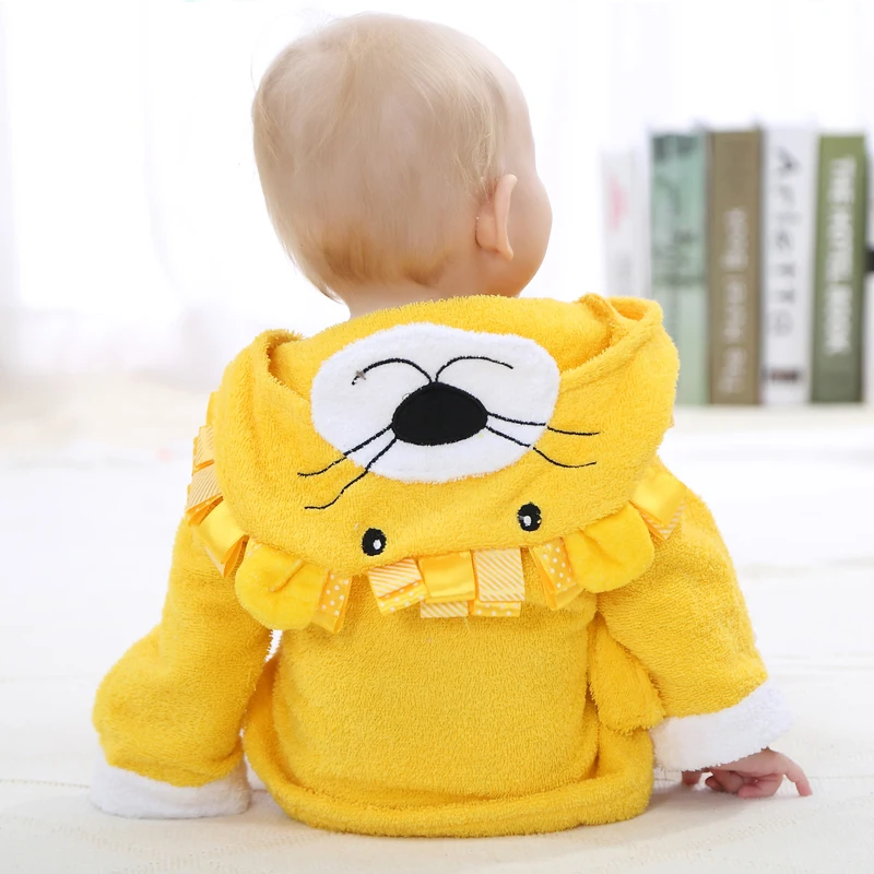 KID STATION модная куртка с капюшоном в виде животного детское полотенце изображением