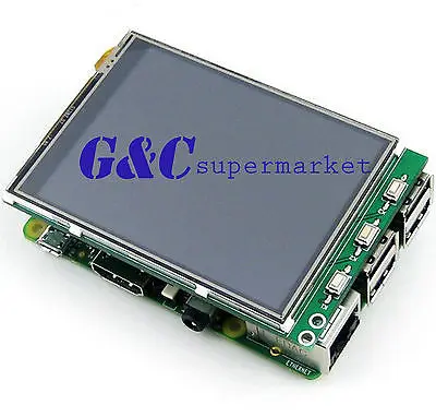 3 2 &quotLCD сенсорный экран монитор мягкая клавиатура для Raspberry Pi B + DEShip | Электронные