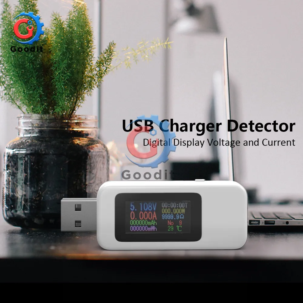 10 в 1 USB Тестер DC Цифровой вольтметр Amperimetro Напряжение Ток Амперметр детектор Банк