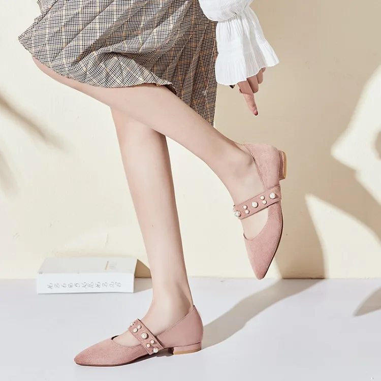 Женские туфли на высоком каблуке женские туфли-лодочки замшевые с острым носком